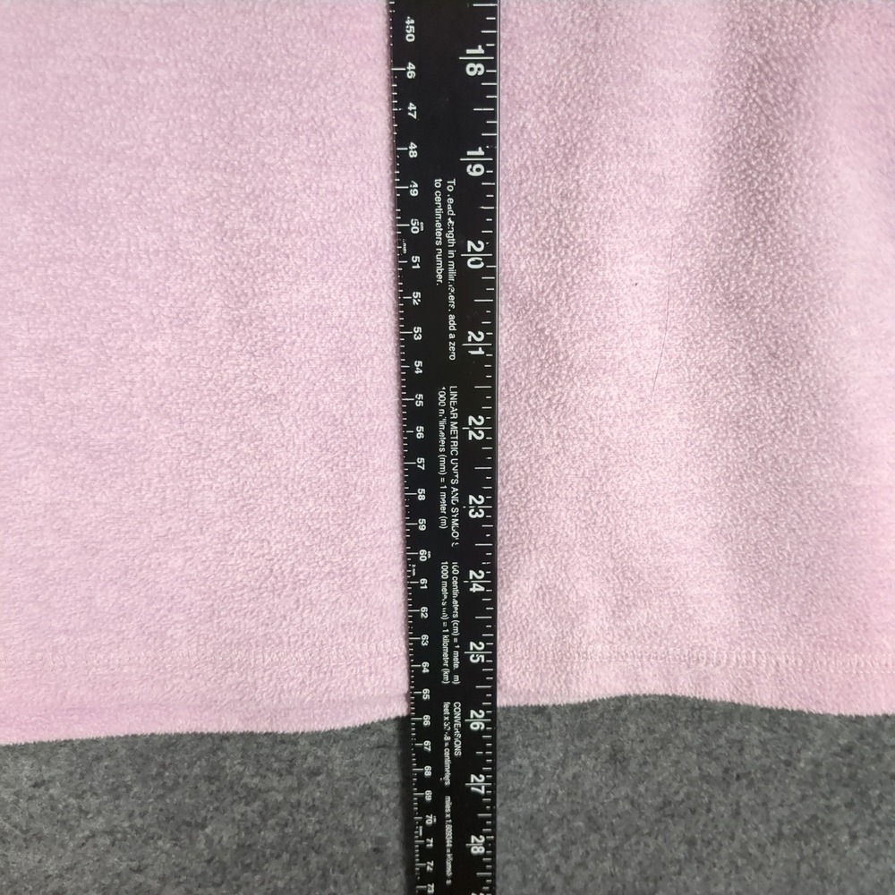 Eddie Bauer Womens Fleece Pullover 1/4 Zip Lavender Purple Mock Neck‎ Size L - Picture 10 of 12